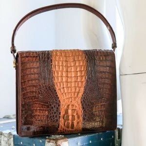 Vintage Alligator Handbag
